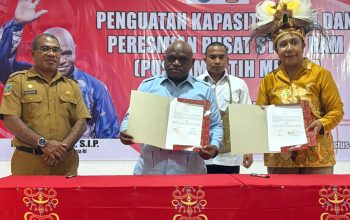LENSA FOTO : Menteri HAM RI Resmikan PUSHAM STIH Mimika