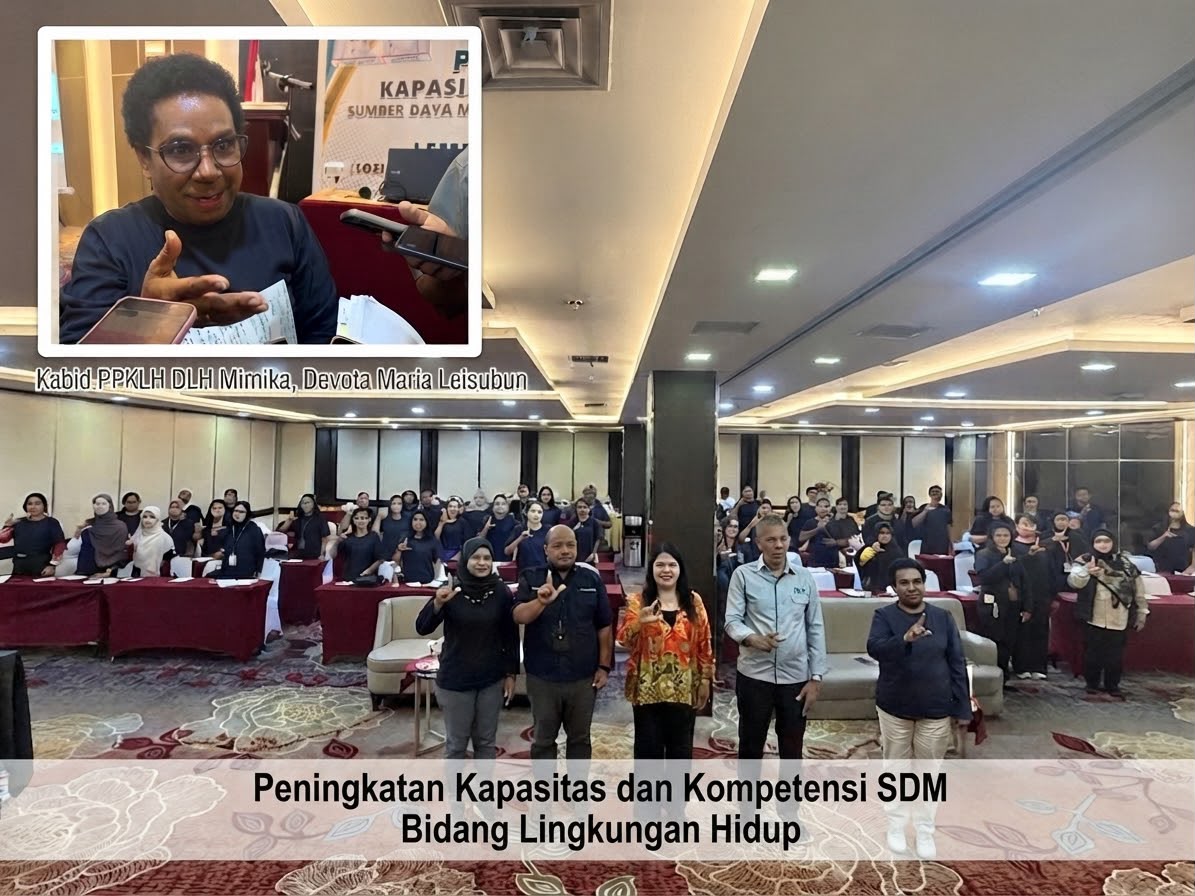 Menuju Sekolah Adiwiyata, DLH Mimika Tingkatkan Kapasitas dan Kompetensi SDM Untuk Lembaga Pendidikan