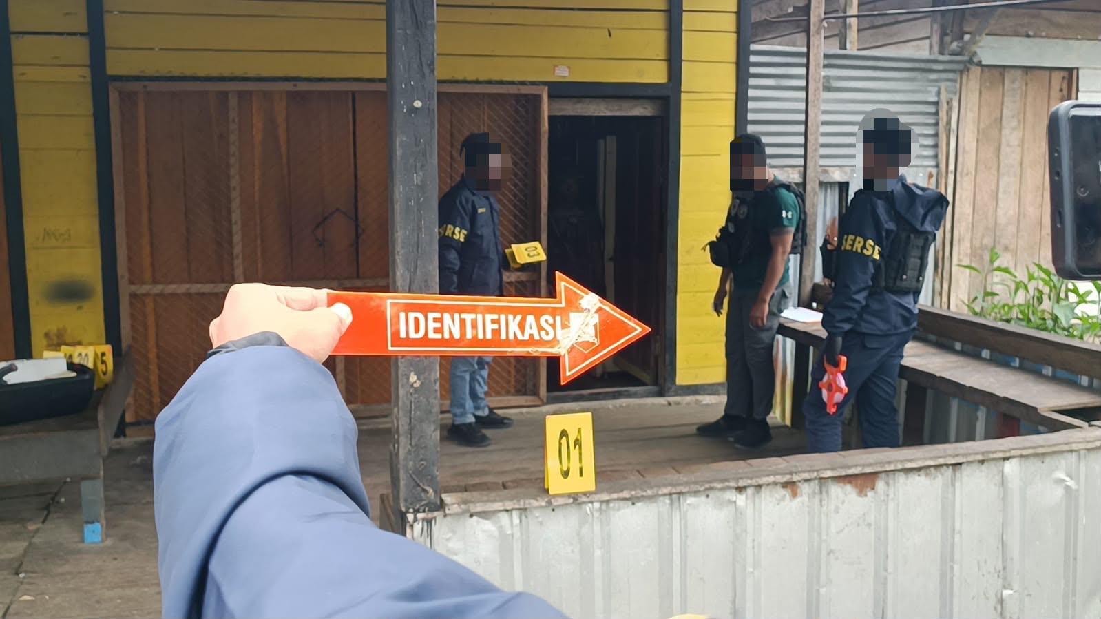 Satgas ODC dan Polres Yahukimo Lidik Pelaku Penikaman Warga dan Pembakaran Warung di Dekai