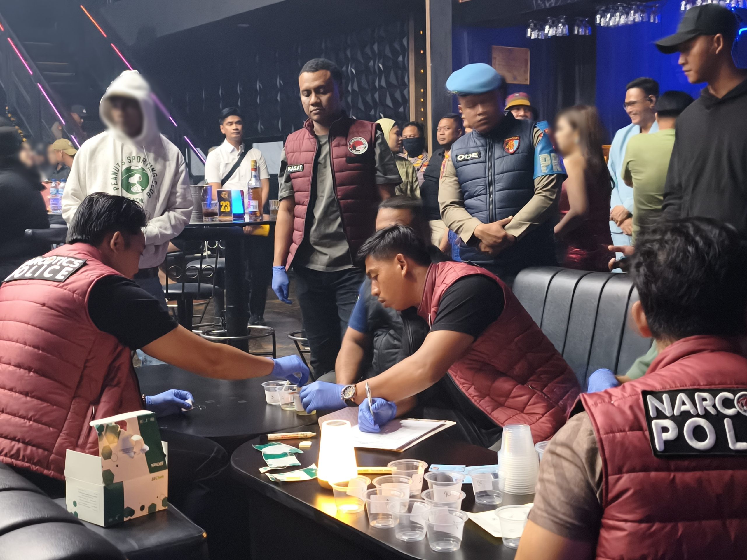 Cegah Peredaran Narkoba, Polres Mimika Operasi Antik Noken 2026 di THM