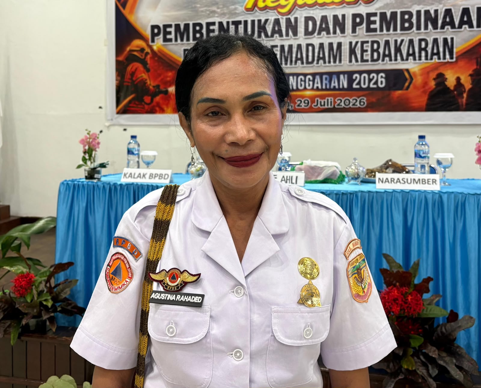 BPBD Mimika Bagikan 10 Ribu Masker ke Warga untuk Tangkal Dampak Karhutla