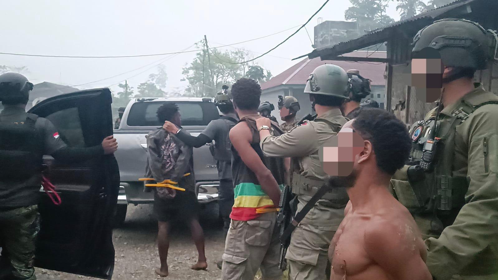 Satgas Damai Cartenz dan Polres Yahukimo Amankan Dua Pelaku Kasus Pembunuhan di Yahukimo