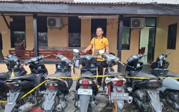 Polisi Amankan Dua Pelaku Curanmor dan BB 12 Unit Sepeda Motor