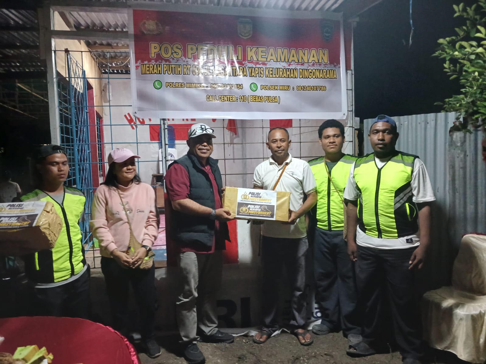Perkuat Sinergitas, Kapolda Papua Tengah Kunjungi Pos Peka di Timika