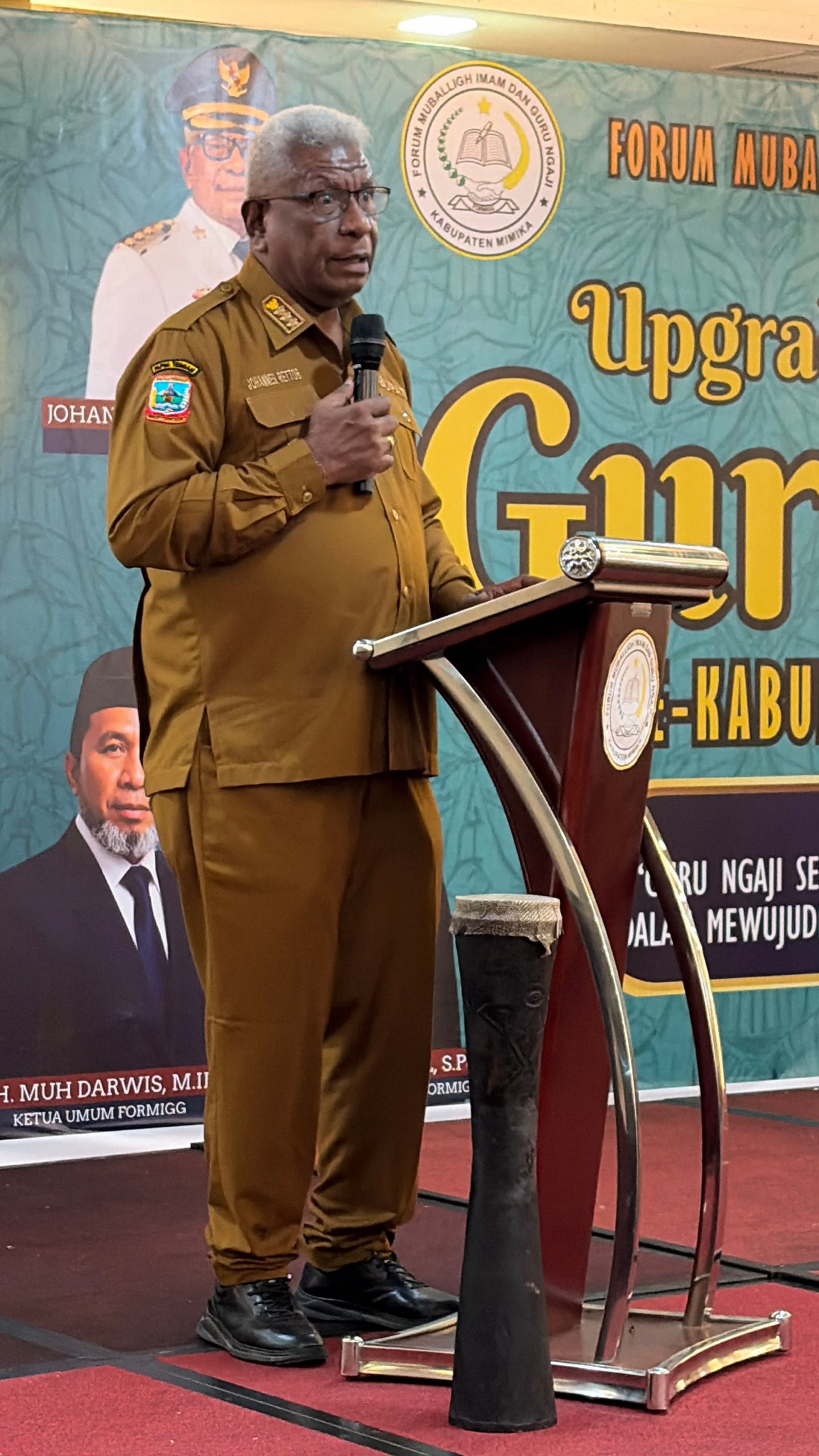 Bupati Rettob Sebut Forum Guru Ngaji Berdampak Positif Bagi Pembangunan Mimika