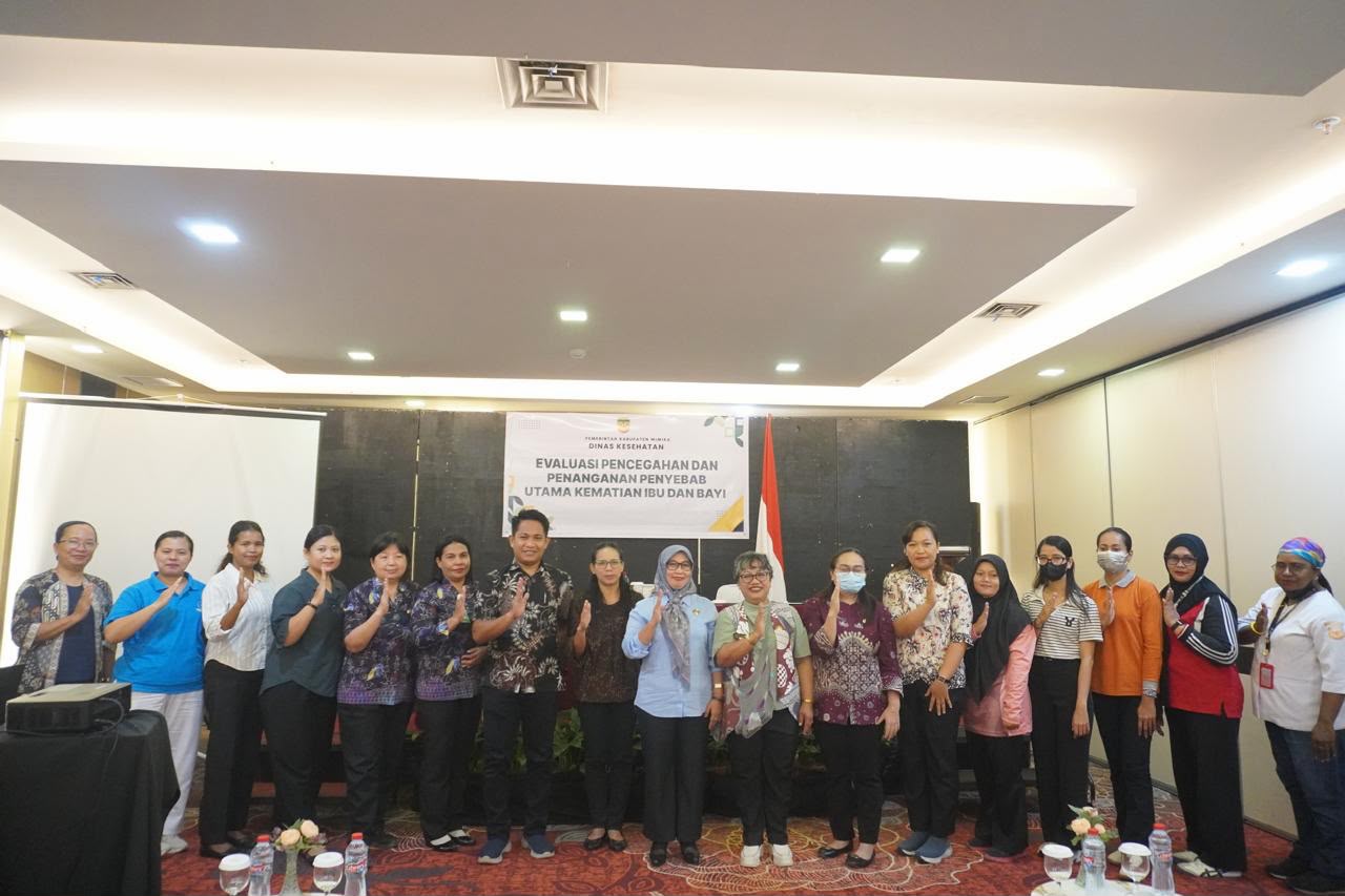Dinas Kesehatan Mimika Gelar Evaluasi  Optimalisasi Layanan untuk Tekan Angka Kematian Ibu dan Bayi