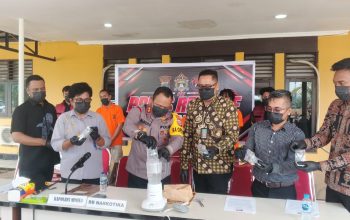 Polres Mimika Musnahkan Narkotika Harga Ratusan Juta Rupiah