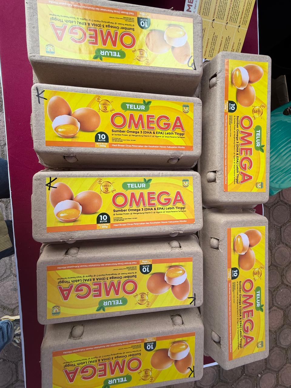 Gandeng Peternak Lokal di Lokpong, Disnakkeswan Mimika Perkenalkan Telur Omega-3 Kaya Manfaat