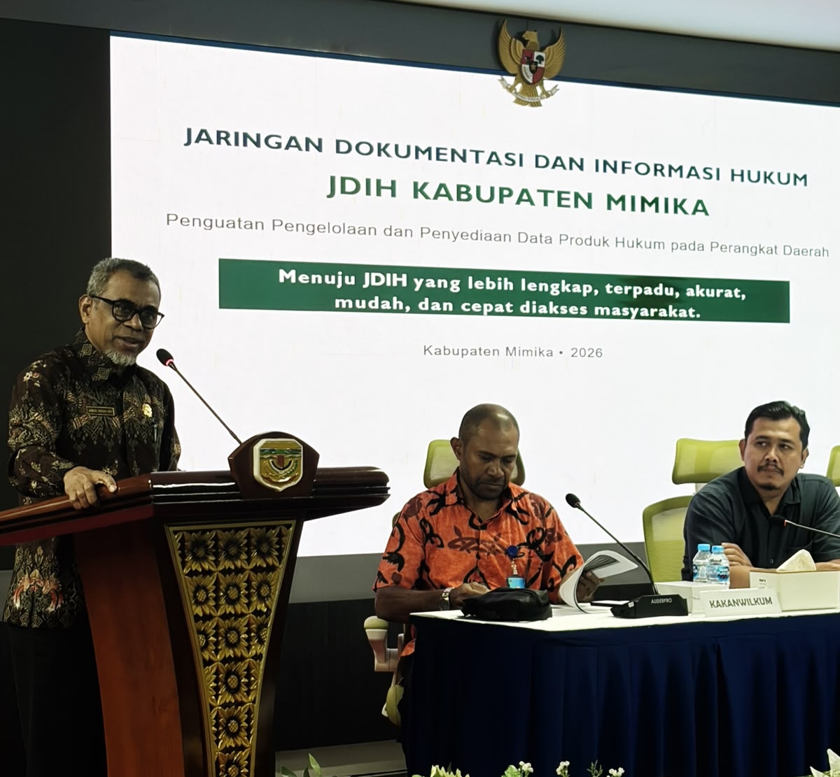 54 OPD di Mimika Kini Akses Produk Hukum Tanpa Harus Datang ke Kantor