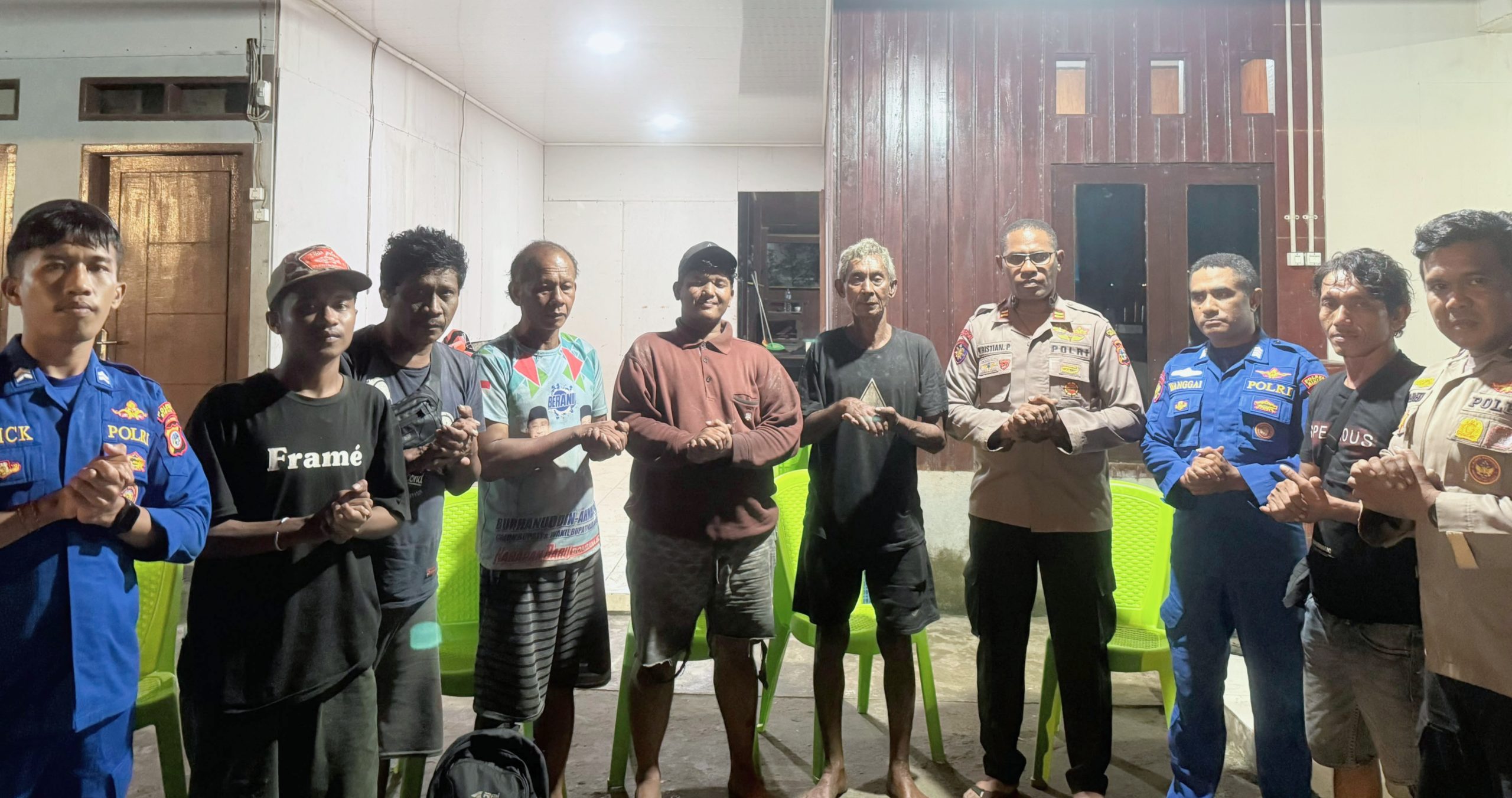 Enam Korban KM Citra Harapan Ditemukan Selamat, Setelah Terombang-Ambing Semalam di Perairan Yapero