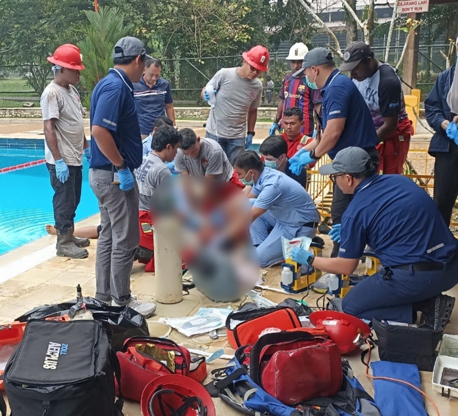 Seorang Pastor Ditemukan Meninggal Dunia di Kolam Renang di Kuala Kencana
